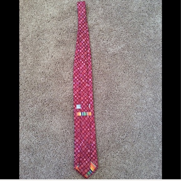 Ted Baker London Burgundy Geometric Embroidered - Picture 5 of 6